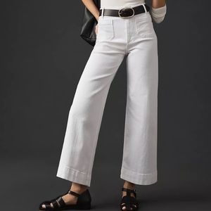 Maeve (Anthropologie) The Colette Wide Leg Cropped Jeans